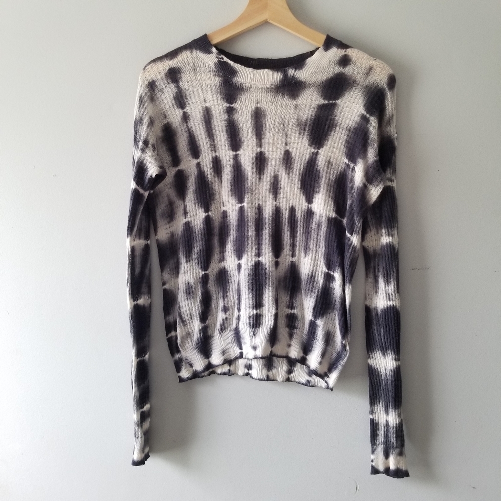 UO Pins and Needles Tie Dye Long Sleeve Top XS